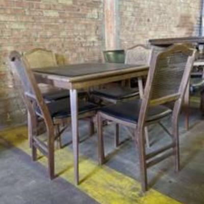 Card Table With Four Chairs