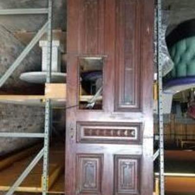 Green Chair And Ottoman