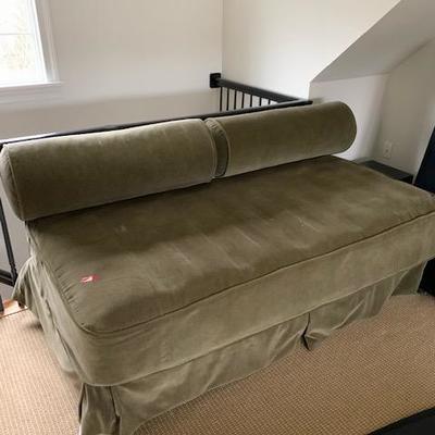 Green Sofa and/or Bed $175
