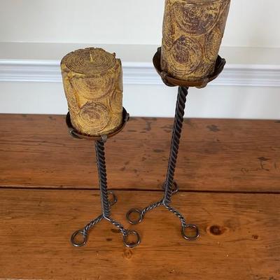 Pair of Candle Holders $25