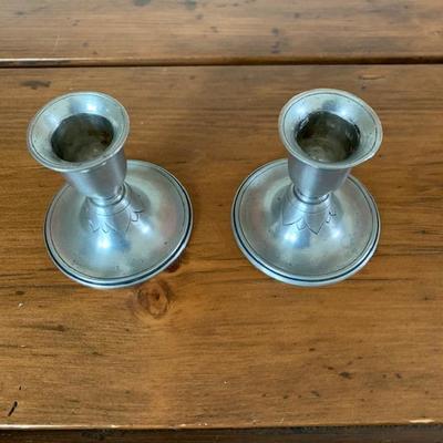 MATCH Made in Italy Pewter Candle Sticks $80 Pr