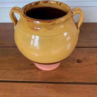 Hand Thrown French Pot $70