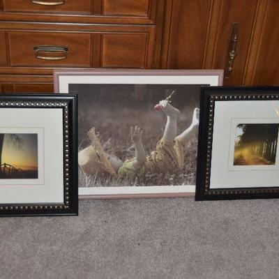 #62 Lot of 3 Wall Hanging Art $10