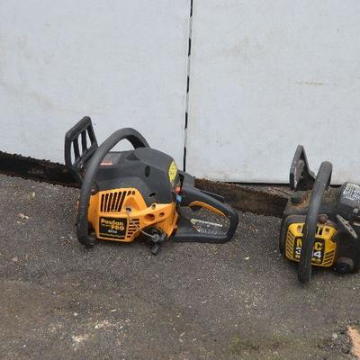 SOLD SOLD SOLD #15 MAC 3214 Chainsaw and Poulan Pro 42cc Chainsaw  $50