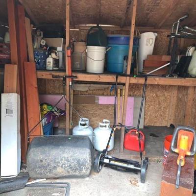 SOLD SOLD SOLD #86  ENTIRE CONTENTS OF INSIDE OF SHED. EVERYTHING YOU SEE.  $45