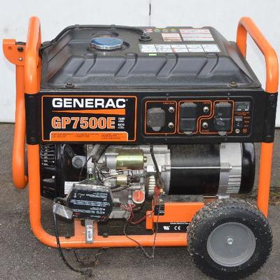 SOLD SOLD SOLD #1 Generac GP7500E Generator $400