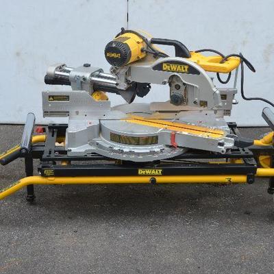 SOLD SOLD SOLD #3 Dewalt 12" Miter Saw with Cart  $350