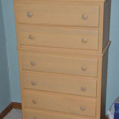 SOLD SOLD SOLD #33 Tan Bureau 30"w x 16"d x 51" H   $25
