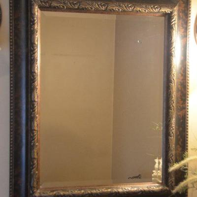 SOLD SOLD SOLD #59 Mirror w/ Heavy Frame 25''w x 31 1/2''h $10