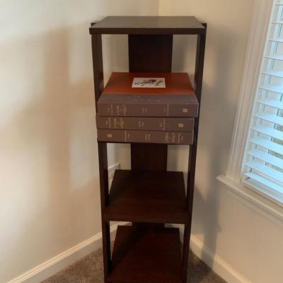 $50-4 Shelf Wooden Bookcase- 12â€ deep, 12â€ wide, 41â€ tall
