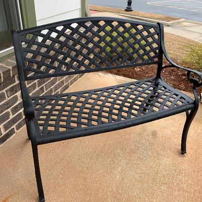 $100- Wrought Iron Bench