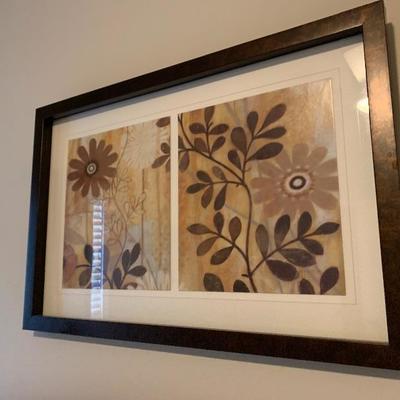$25-Floral Framed Art