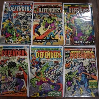 Lot of 6 Marvel Comics The Defenders (1972) #21, 31, 32, 35, 36, 39 -WILL SHIP