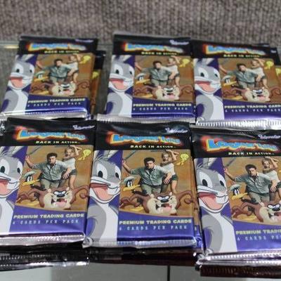 Lot of 24 Unopened Non-Sport Movie Trading Card Packs Inkworks Looney Tunes Back in Action -WILL SHIP
