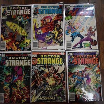 Lot of 6 Marvel Comics Doctor Strange (1974) #2, 48, 54, 55, 67, 75 -WILL SHIP