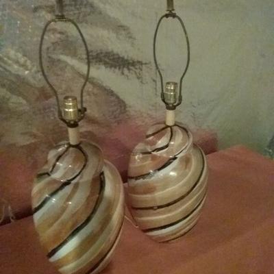Pair of Ceramic Lamps