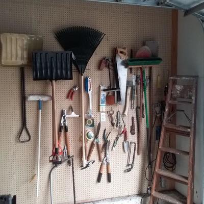 Assortment of Hand Tools for the House and Garden