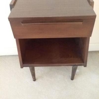 Mid-Century Modern Single Drawer Side Table #2