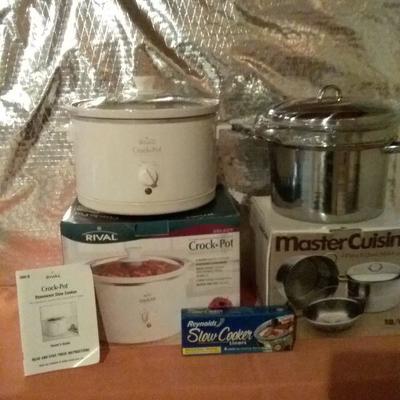 New! Rival Crock Pot and New! Master Cuisine Multi Cooker