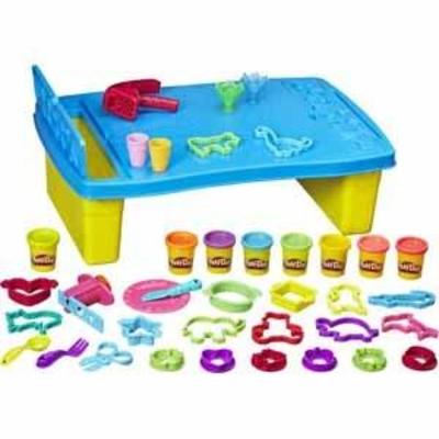 Play-Doh Play 'n Store Table, Arts & Crafts, Activity Table, Used