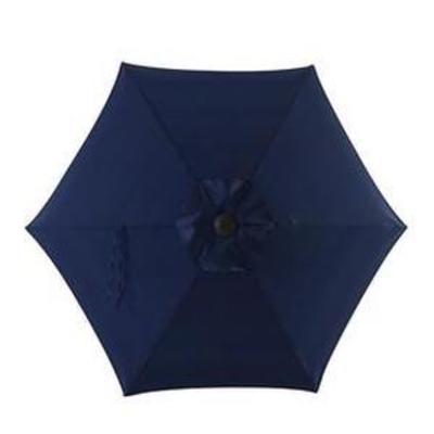 Garden Treasures Blue Market 7.5-ft Patio Umbrella
