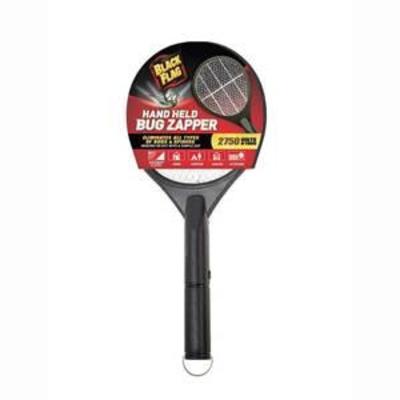 Black Flag Hand-Held Racket Bug Zapper