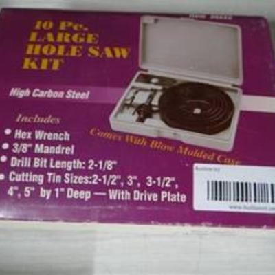 10 Piece Hole Saw Kit