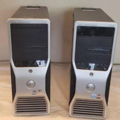 Lot of 2 Dell Precision 380 Tower ~ one missing the DVD driver Component