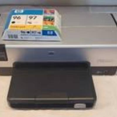 HP Deskjet 6540 Color Printer wBox of Ink ~ Powers On