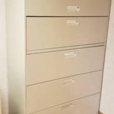 HON Lateral Filing Cabinet ~ 42 in. x 19 in. x 67 in. with Keys