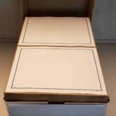 Case of 5000 Sheets of Blue Bordered White Paper
