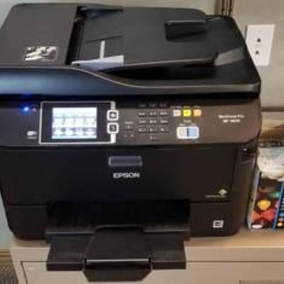 Epson WorkForce Pro WF-4630 Color Printer wExtra Ink ~ Works