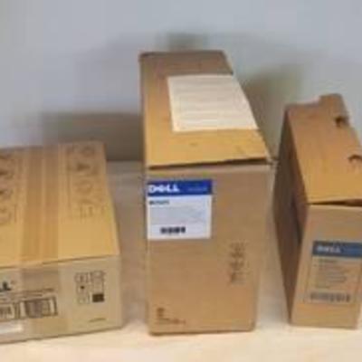 Lot of 3 Dell Items ~ 3110cn yellow toner Cartridge, W5300 M2925 Toner Cartridge and D4283 Imaging Drum
