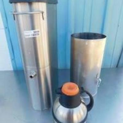 Bunn Stainless Beverage Dispenser With Coffee Pot