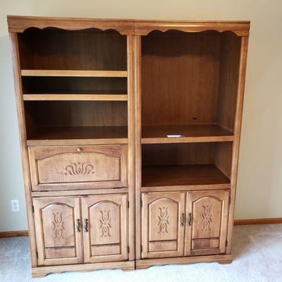 Two Matching Storage Cabinets