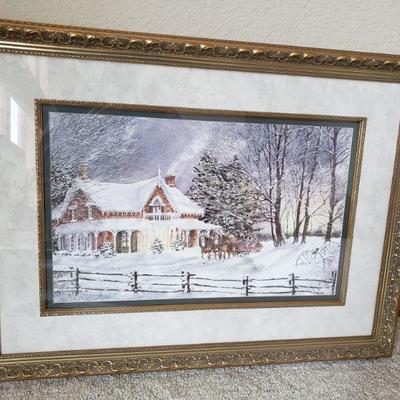 Walter Campbell Country Sleigh Ride Print