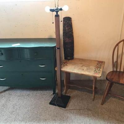 Vintage Dresser and the Items Pictured