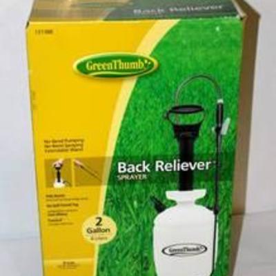 Green Thumb 2 Gallon Back Reliever Sprayer, Sealed Box