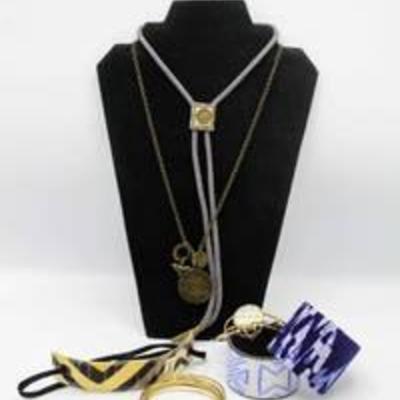 Jewelry Lot with Grace & Peace Necklace, Bracelets, Prayer Pock-it Headband and Bolo Tie