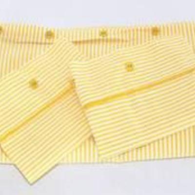 Ikea Nyponros Duvet Cover and PillowcasesShams Yellow & White Stripe FULLQUEEN