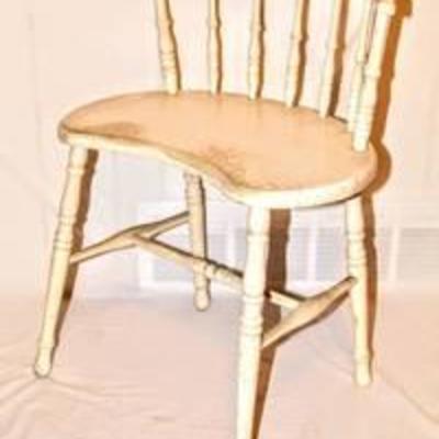 Antique Vintage Spindle Low-Back Chair