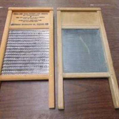 Lot of 2 Decorative Washboards