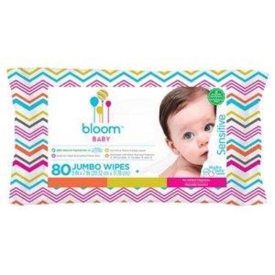 Bloom Baby Wipes - 80 Count x3