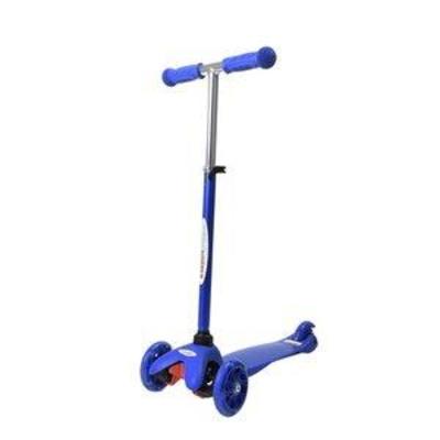 ChromeWheels Scooter With Transparent Flashing Pu Wheels - Blue