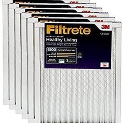 Filtrete UR44-6PK-1E MPR 150P 14Ãƒ36Ãƒ1 AC Furnace,Healthy Living Ultra Allergen,6-Pack Air Filter,14Ãƒ36Ãƒ1,White,6