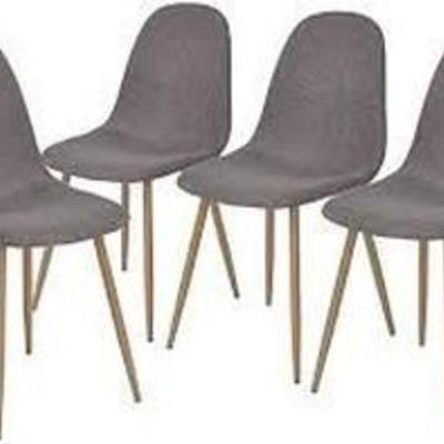 (2) GreenForest Brown Dining Chairs