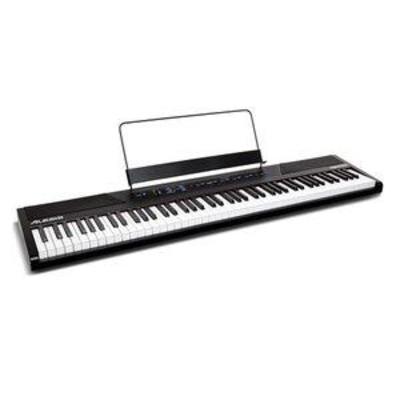 Alesis Recital  88 Key Beginner Digital Piano  Keyboard with Full Size Semi Weighted Keys, Power Supply, Built In Speakers and 5 Premium...