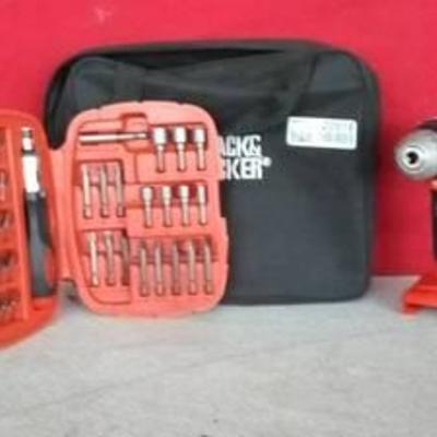 LDX120 Drill  Driver 20v w Attachments and case NO BATTERY