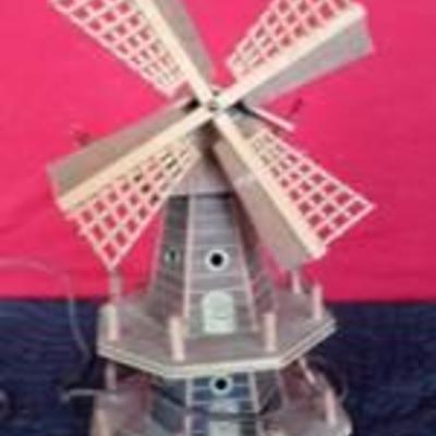Electric Windmill Décor Item