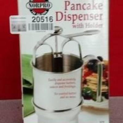 Norpro SS Pancake Dispenser w Holder
